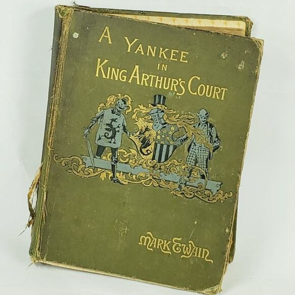 A Yankee in King Arthur’s Court by Mark Twain 1891 Vintage Book - Picture 2 of 5